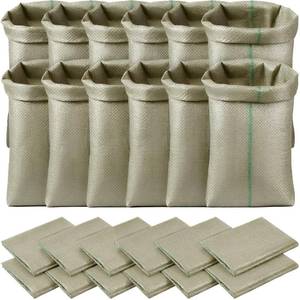 lot 14340 image: 12 Pack Potato Sack Race Bags for Adults Outdoor Lawn Games Bags 40x24 Inch Large Bag for Outdoor Sports Activities, Birthday Parties, Family Gatherings, Barbecues
