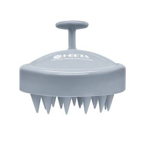 lot 14390 image: HEETA Scalp Massager Hair Growth, Soft Silicone Scalp Scrubber Shampoo Brush for Exfoliation, Dandruff Removal Head Massage Stress Relax, Wet & Dry Use for Thick Thin Curly Hair Care, Sky Gray