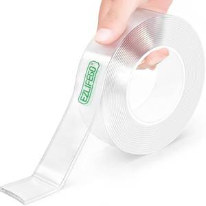 lot 14421 image: EZlifego Double Sided Tape Heavy Duty(Extra Large 16.5FT), Nano Adhesive Mounting Tape Wall Decor,Sticky Picture Hanging Adhesive Strips Poster Tape