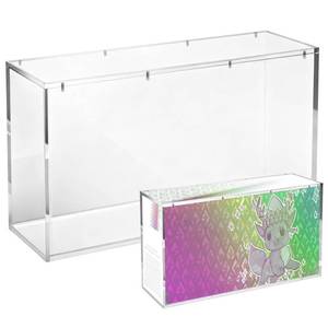 lot 15602 image: Prismatic Evolutions SPC Box Acrylic Display Case with Magnetic Lid, 0.5cm Thick Clear Acrylic Protector Compatible with Prismatic Evolutions Super Premium Collection Box