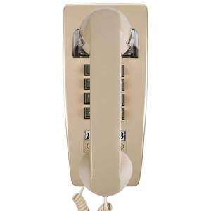 lot 15616 image: Sangyn Retro Wall Phones for Landline with Loud Mechanical Ringer Vintage Wall Mount Phone with Volume Adjustable Old Fashioned Corded Landline Telephone for Home School Hotel Office, Beige