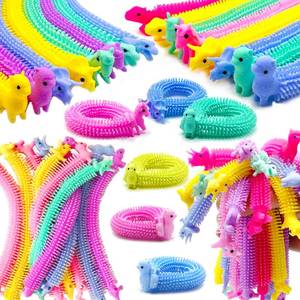 lot 16097 image: YZXODN 30 Pack Stretchy Strings Fidget Toys, Sensory Toys Bulk for Kids, Adults Stress Relief, Anti-Anxiety Autism Toys, Perfect for Easter, Childrens Day, Classroom Exchange, Birthday, Party Favors
