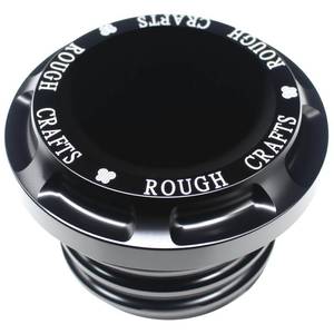 lot 16107 image: amavoler Harley Fuel Caps,Motorcycle Gas Cap Fuel Tank Oil Cover Universal Fits for Harley Sportster XL 1200 883 48 Dyna Touring Road King etc (Black)