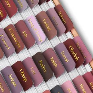 lot 20460 image: Mr. Pen- Bible Tabs, 75 pcs, Earth Tone, Gold Foil Embossed Lettering, Laminated Bible Tabs for Women and Men, Bible Index Tabs, Bible Book Tabs, Bible Labels Tabs, Mr. Pen Bible Tabs