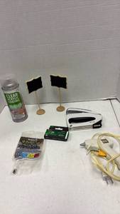 lot 1069 image: Mixed Craft Supply Bundle with Stapler and Hot Glue Gun