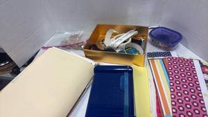 lot 1078 image: Scrapbooking supplies
