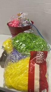lot 1080 image: Easter Basket Filler Grass Lot - Multiple Colors