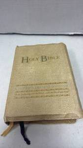 lot 1101 image: Holy Bible Old and New Testaments with Leather Cover
