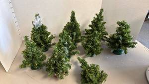 lot 1226 image: Village trees one missing bottom