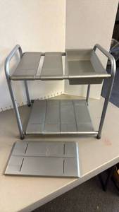 lot 1248 image: Seville Classics storage shelf 15x15x11