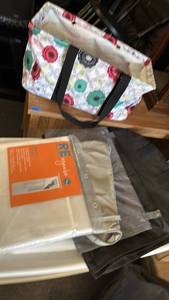 lot 1317 image: Thirty One duffel bag, garment closet and garment bags