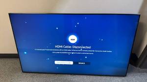 lot 1334 image: Samsung 55in tv with remote works