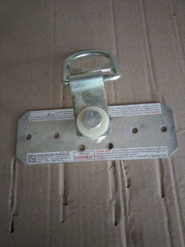 lot 20607 image: fall protection roof anchor