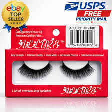 lot 20742 image: Allure Premium Strip Eyelashes AP-215 - 10 Sets
