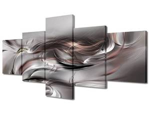 lot 20714 image: TUMOVO Abstract Wall Art Dining Room Decor Rustic Wall Decor Lines Paintings For Wall Decorations Canvas Artwork Wall Decor Modern Wall Decor Giclee Gallery-Wrapped Posters and Prints, 50 Wx24 H