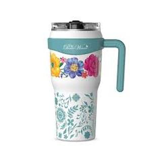 The Pioneer Woman 40 oz Brilliant Blooms Stainless Steel Tumbler