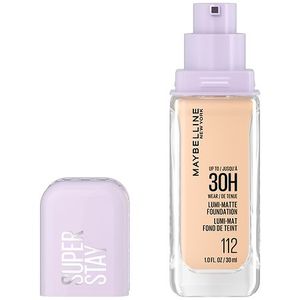 lot 122 image: Maybelline Super Stay Up to 30HR Wear Lumi-Matte Liquid Foundation - 112 - 1 fl oz - Retail $17