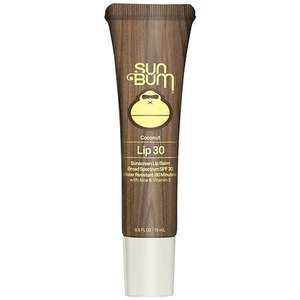 lot 125 image: Sun Bum Lip Balm Tube - SPF 30 - 0.5 fl oz Paraben-Free, Gluten-Free, Vegan, Oxybenzone-Free - Retail $10