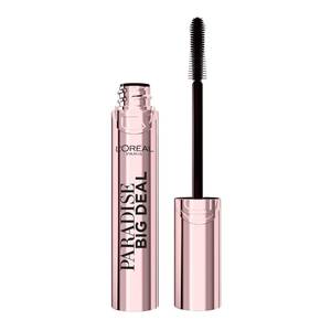 lot 131 image: LOreal Paris Paradise Big Deal Mascara, Volumizing and Lengthening Formula, Buildable, Clump Resistant, Washable Blackest Black Mascara, 0.33 Fl Oz - Retail $13