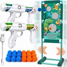 lot 6927 image: Dinosaur World Moving Target Shooting Game