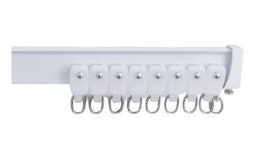 lot 5263 image: makefeile 3 ft metal bendable curtain track mount