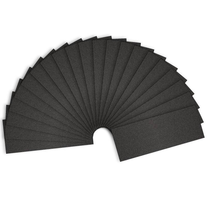 lot 5483 image: Sandpaper 150 Grit, Wet Dry Sanding Sheets 9 x 3.6 Inch for Wood Furniture Finishing, Metal Sanding and Automotive Polishing,21 -Sheet