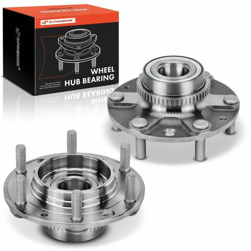 lot 5520 image: A-Premium 2 x Rear Wheel Bearing and Hub Assembly with 6-Lug Compatible with Hyundai Entourage 2007-2009 & Kia Sedona 2006-2012 2014