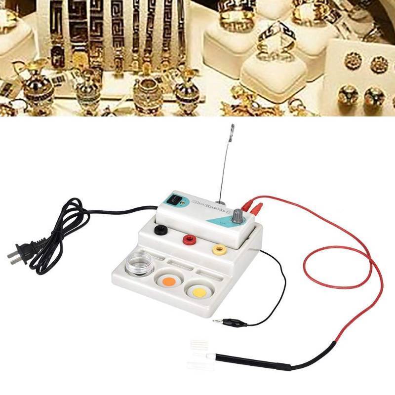 lot 5594 image: Gold Plating Kit, Professional Pen Type Plating Machine Jewelry Electroplating Pen Processing Tools, for Local Gold, Silver, Copper Plating Decoration
