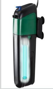 lot 1033 image: Internal Green Water Killer Aquarium Filter Tank U-V Pump