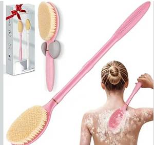 lot 1041 image: Back Scrubber Anti-Slip for Shower, 18.9 Adjustable Shower Back Scrubber with Dual-Side Head &amp Soft Bristles, Extra-Long Shower Brush Bath Brush for Lathe