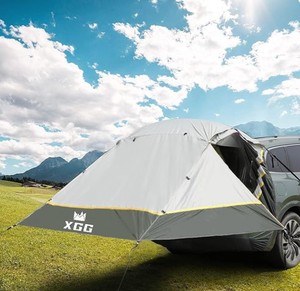 SUV Tent Car Awning, UPF 50++ with Portable Waterproof Storage Bag, Tear-Resistant, Large Space, Good Vision, Smooth Ventilation, Suitable for Outdoor Beach Camping Auto Canopy Shade