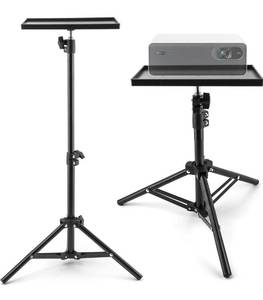 lot 1061 image: Projector Tripod Stand, Portable Laptop Tripod Stand, Multi Purpose DJ Equipment Studio Stand Mount Holder for Outdoor Office Home Stage, Adjustable Height 21.65 to 47.24 Inch