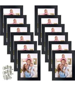 lot 1089 image: Giftgarden 12 Pack 3.5x5 Picture Frame Black, Multiple 3.5 x 5 Photo Frames Bulk for Tabletop Display or Wall Hanging
