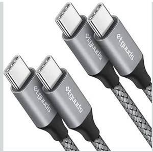 lot 1119 image: etguuds USB C to USB C Cable 2ft, 2-Pack 60W USBC to USBC Cord, Type C to C Charger Cable Fast Charging for iPhone 17 16 15 Pro Max Plus Air, Samsung Galaxy S25 S24 S23, for MacBookiPad, Pixel