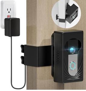 lot 1135 image: Ring Doorbell Camera Mount, Provide Power Supply by 24V Transformer, Compatible with Wireless Ring 432 and Blink doorbell, Adjustable Angle 0°-70°, No Drill Anti-Thief for