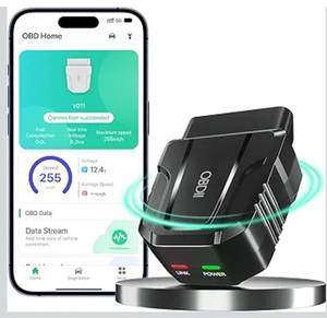 lot 1152 image: OBD2 Scanner Reader Bluetooth Wireless Auto Diagnostic Scan Tool for iOS & Android for Performance Test Bluetooth 5.4 Car Check Engine Car Code Reader, Clear Error Code Live Data Reset Exclusive APP