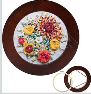 lot 1170 image: XEmbro 6 Inch Embroidery Hoop Frame for Hanging Christmas Sewing Ornaments, Decorative Embroidery Frame for Display Finished Embroidery & Cross Stitch Arts