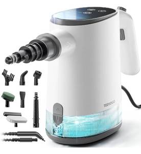 lot 1174 image: Handheld Steam Cleaner, 15s Fast Heating, Adjustable Steam, 650mL Large Water Tank, Pressurized Portable Steamer for Cleaning Home, Kitchen, Car, Bathroom, Tile, Furniture, Multi-Surface