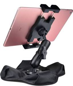 lot 1205 image: VAUBORTTI Tablet Stand for Desk Adjustable Aluminum Arm, Weighted Non-Slip Beanbag Base, 360° Rotation, Supports 6.5-13 Tablets, for iPad, Samsung Tab, Kindle, Home &amp Kitchen Use