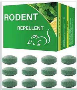 lot 1221 image: Mouse Rodent Repellent, 12 Pack Peppermint Oil for Mice, Mouse, Rats, Squirrel, Pest Control Indoor & Outdoor Use, Natural Deterrent Replace Trap Poisoning Family & Pet Safe Green