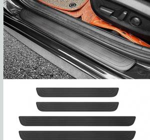 lot 1231 image: 4PCS Car Door Sill Protector,Anti-Scratch Rubber Car Door Protector Edge Guards for Door Steps,Universal Waterproof Door Threshold Strips Exterior Accessories for Car Truck SUV (Black, Width 1.57)