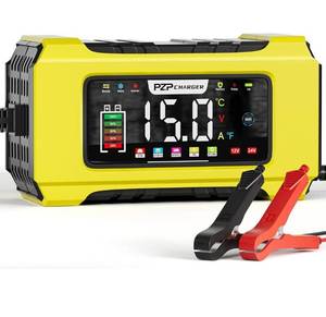 lot 1249 image: PZP 15-Amp 12V24V Smart Battery Charger, Maintainer & Trickle Charger for LiFePO4, Lead Acid Batteries - Fully Automatic 9-Stage Charging wTemp Compensation for Motorcycle Car Truck Lawnmower Boat