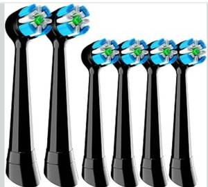 lot 1250 image: 6 Pcs IO Replacement Heads Compatible with Oral B IO 2345678910Deep Clean Series Electric Toothbrushs, Toothbrush Heads for Teeth Clean and Clean Plaque Compatible with Oral B IO (Black
