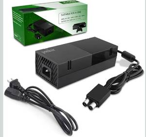lot 1254 image: Ponkor Power Supply for Xbox One, AC Cord Replacement Power Brick Adapter 100-240V Compatible with Xbox One 360