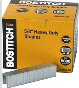 lot 1264 image: Bostitch Heavy Duty Premium Staples, Staples 85-130 Sheets, 58 - 5,000 Staples (SB3538-5M) (Packaging May Vary)