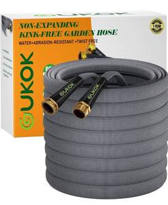 lot 1286 image: Garden Hose 100 FT, Non-Expanding Water Hose, Ultra-Light & Flexible, Burst-Resistant, Kink-Free, High-Pressure Garden Hose All-Weather Use for Lawns, Gardens, and Outdoor Cleaning