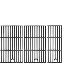 lot 1308 image: Charbroil 463448021 Parts Grill Grate for Charbroil Performance 5 Burner Gas Grill Replacement Part Cast Iron Cooking Grate for Charbroil 463449021 463466522 463455021 463451022 5-Burner Gas Grill