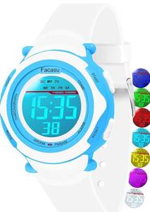 lot 1311 image: Kids Digital Watch for Girls Boys,Childrens Waterproof Colorful Light UP Outdoor Sport Watch with Stopwatch Alarm-Kids Gifts for Girls Boys