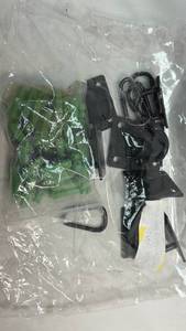 lot 19 image: 8-Piece Mounting Plate & Hooks (16 Pieces) with Mounting Hardware