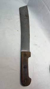 lot 79 image: Machete with Wood Handle